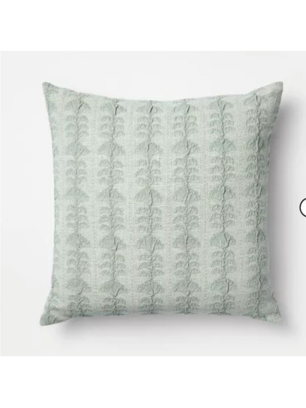Threshold with Studio McGee Woven Block Print Sage Green Pillow